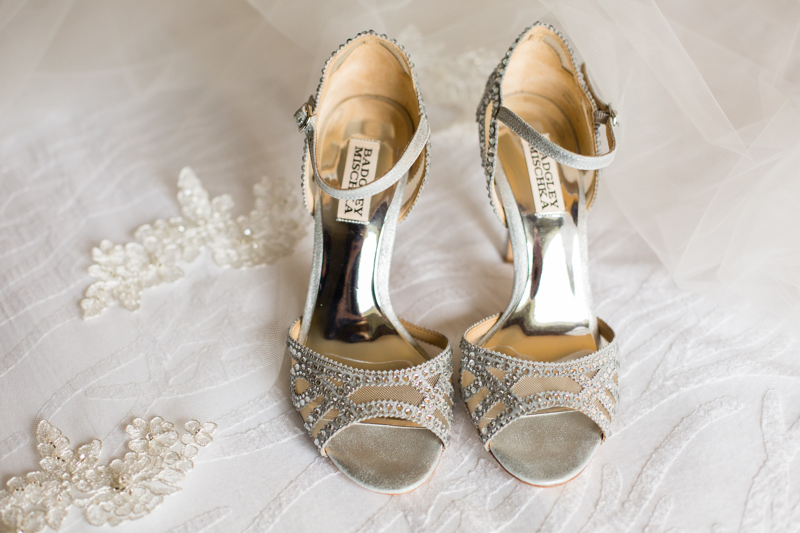 badgley mischka wedding shoes by perfect planning events