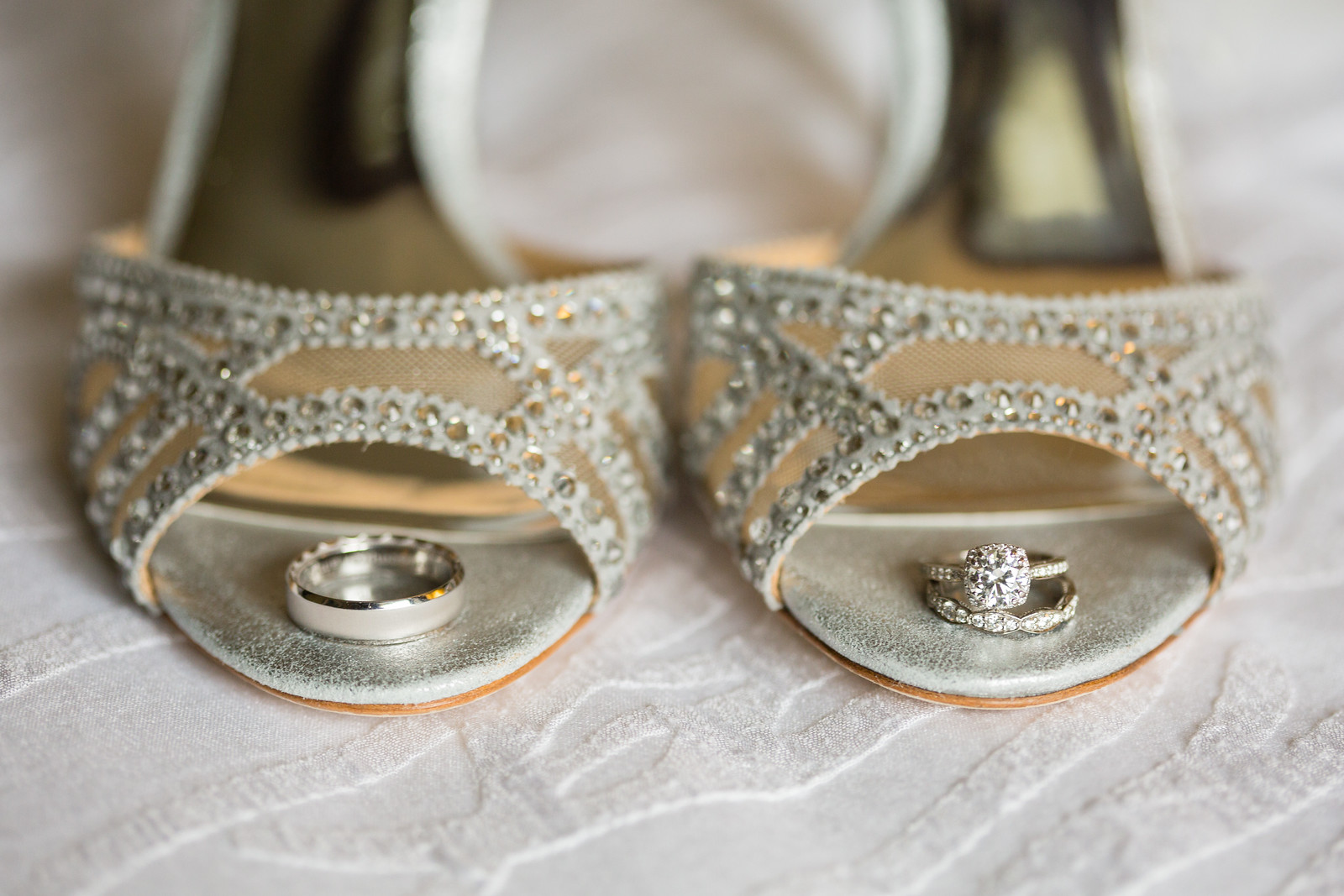 badgley mischka wedding shoes by perfect planning events