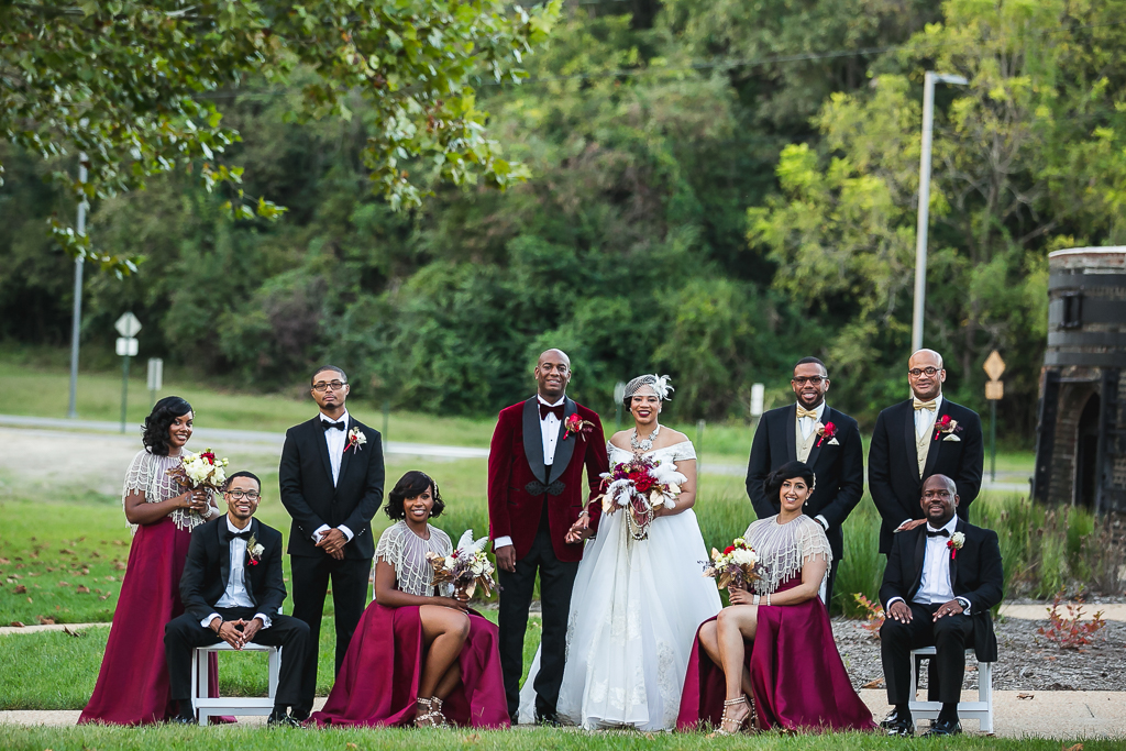 Harlem Renaissance-Inspired Fall Wedding with Modern Luxe Elegance | David & Sophia